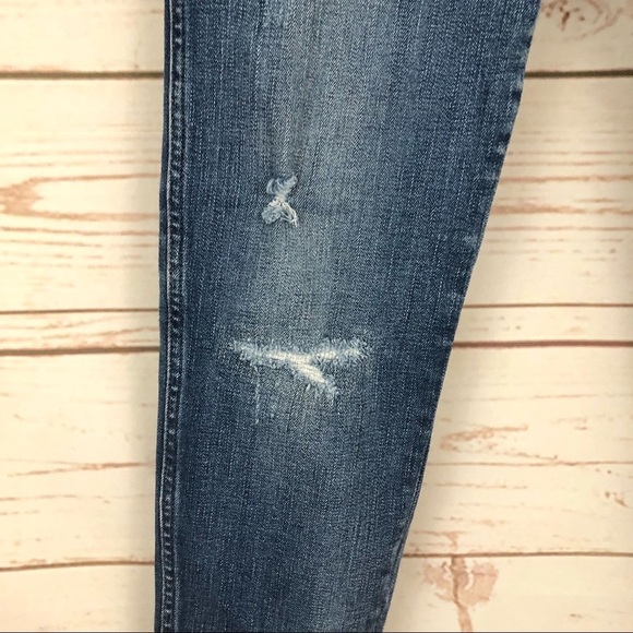 Madewell 9" High-Rise Skinny Jeans Allegra Wash Released Chewed Hem STYLE #K1868 - Picture 7 of 16
